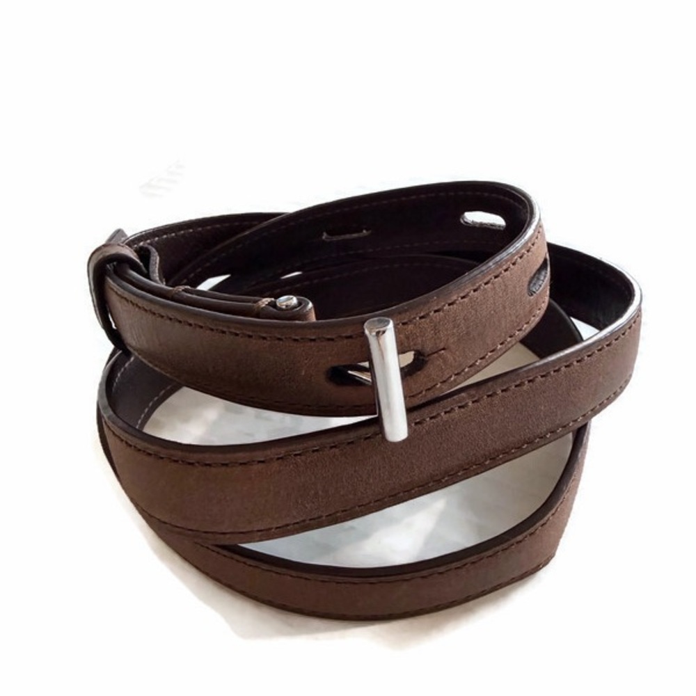 Reed Krakoff Dark Brown Leather Belt